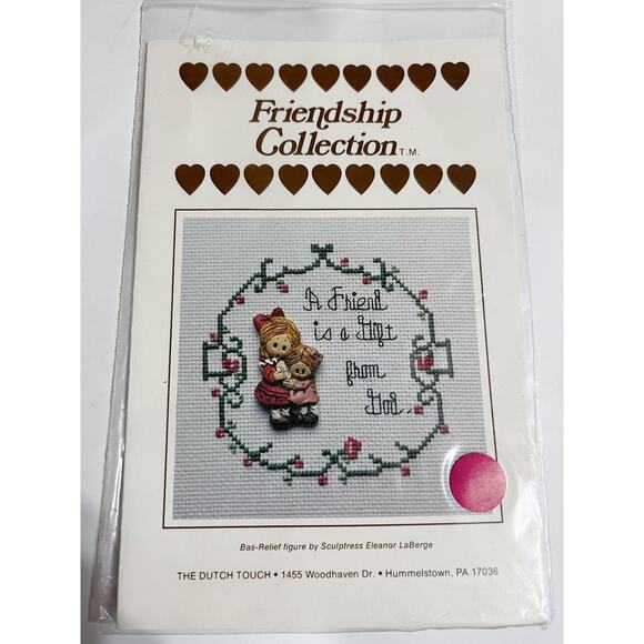 New Dutch Collection Counted Cross Stitch-A Friend Gift From God Needlecraft - Picture 1 of 3
